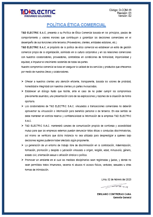sig 16 politicas